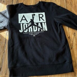 Jordan Black Logo Sweatshirt